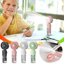 Handheld Fan VibHome Neck Fans New Handheld Spray Fans Multi-function Desktop Folding Small Fans Portable Outdoor Handheld Neck Spray Wind