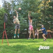 Penn Easy Fit Premium Volleyball Set, Includes Adjustable Net and Ball - Extends from 10 ft. to 30 ft. to fit your yard