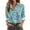 Blue, variant on Tops for Women, Printed Lapel Button Up Long Sleeve Shirt Flowy Blouse Collar Design Stretch Fabric Relaxed Fit Soft Woven Feminine Top