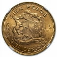 thumbnail image 3 of 1947-So Chile Gold 100 Pesos MS-64 NGC, 3 of 3