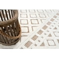 thumbnail image 4 of LaDole Rugs Geometric Modern Contemporary Area Rug - Durable Premium Carpet for Living Room, Bedroom, and Office - Beige, 6x9 (6'7"x9'2", 200cm x 280cm), 4 of 5