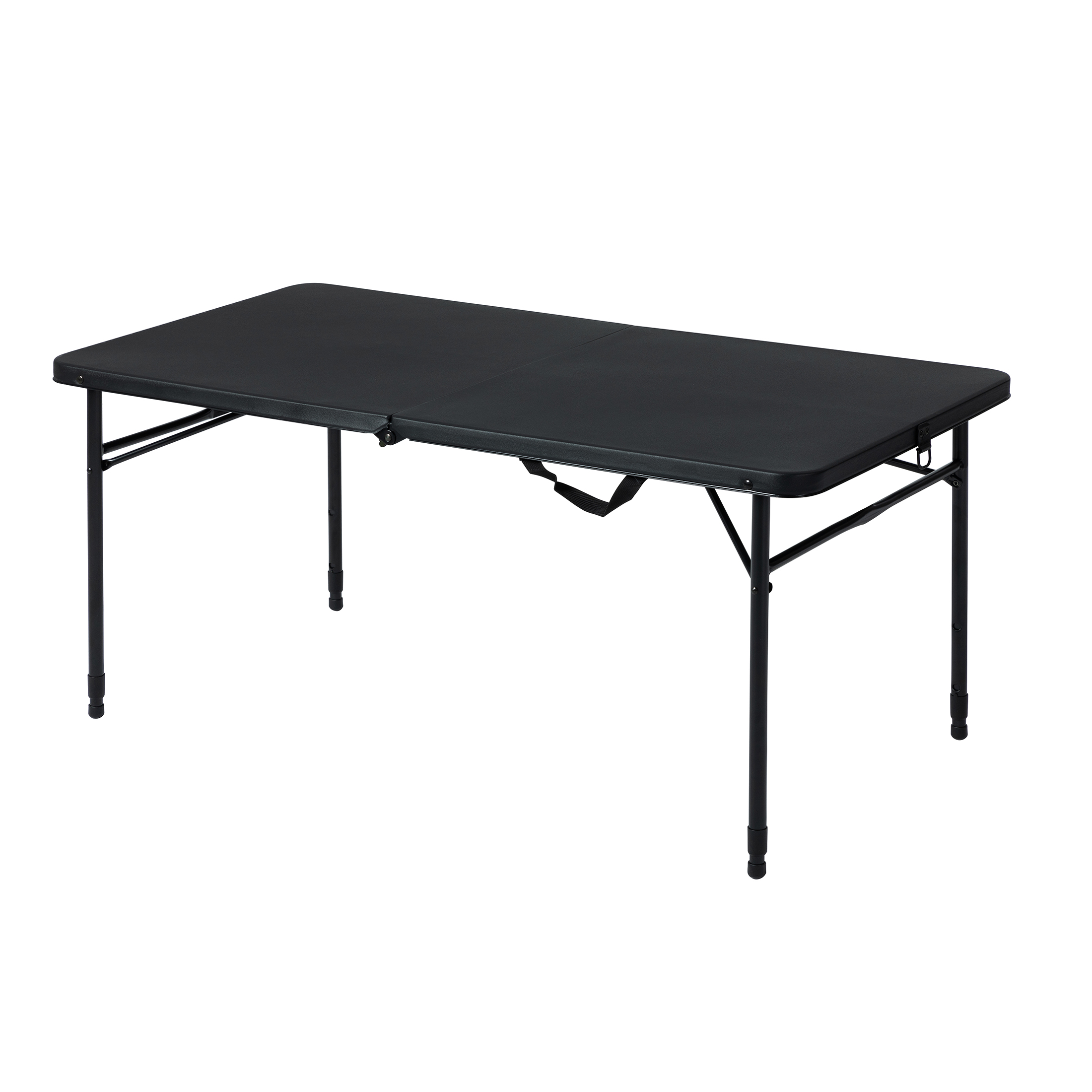 Mainstays 4 ft Adjustable Height Folding Table, Black photo 5