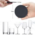 thumbnail image 5 of Posavasos de silicona con soporte, juego de 8, posavasos para interiores y exteriores, duraderos, protege la mesa, antideslizante, apto para bebidas y tipos de mesa, 5 of 5