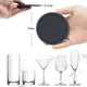 thumbnail image 5 of Posavasos de silicona con soporte, juego de 8, posavasos para interiores y exteriores, duraderos, protege la mesa, antideslizante, apto para bebidas y tipos de mesa, 5 of 5