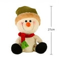thumbnail image 4 of Christmas Deer Plush Toys Simulation Elk Doll Soft Sleeping Cushion Pillow Stuffed Snow Man for Christmas Gifts for Children Home Decor B B, 4 of 7