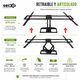 thumbnail image 3 of Soporte Articulado para TV Gecko GK-ART90 32-90” 75kg Doble Brazo VESA 700×450 Inclinación ±15° Fácil Instalación, 3 of 6