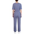 thumbnail image 2 of Bcbgeneration Combinaison à Taille Nouée Côtelée pour Femmes, (Bleu,G, 2 of 9