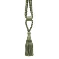 thumbnail image 2 of DECOPRO Beautiful Curtain & Drapery Tassel Tieback, Adjustable Cord Length with Elegant Bullion Design, Tassel Length 5 1/2" (14cm), Spread 24" (61cm) # TBC055SPR24, #L47 Set of 4, 2 of 6