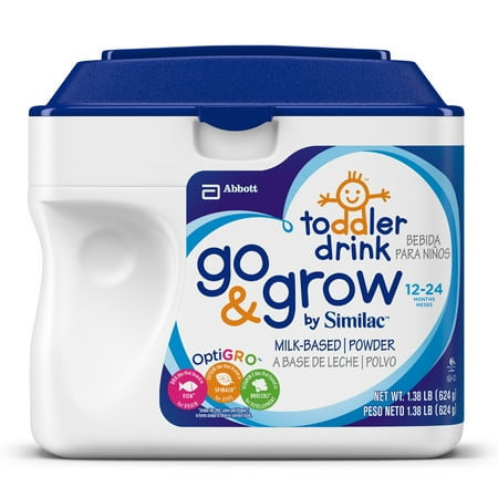 Similac Go &amp; Grow Stage 3, Milk Based Toddler Drink with Iron, Powder, 22 Ounces (Pack of 6) (Packaging May Vary)