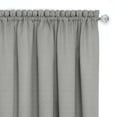 thumbnail image 2 of Mackenzie Window Curtain Tier and Valance Set 58x36/58x14 - Grey/White, 2 of 3