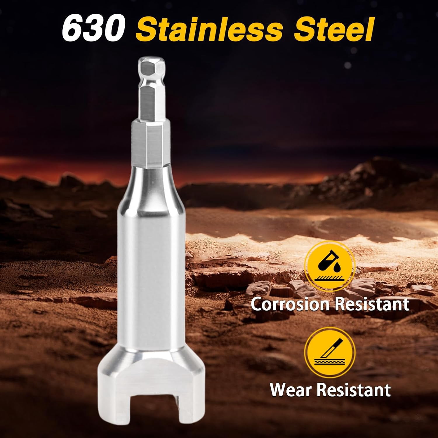 Stainless Steel 3/4" Strut Channel Adapter Nuts & Bolts Drill Bit Socket Wrench Tool for 19mm Bolt Head Fit for 1-5/8" 2-7/16" Channels and Struts