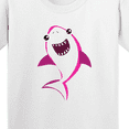 thumbnail image 4 of Inktastic Cute Shark, Little Shark, Pink Shark, Sea Animal Youth T-Shirt, 4 of 5