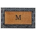 thumbnail image 1 of Home & More 10002SILVM Prestige Silver Monogram Doormat (Letter M), 1 of 1