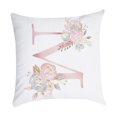thumbnail image 2 of Fundas Decorativas Para Almohadas ANGGREK Floral Lino Algodón Rosa, 2 of 3
