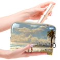 thumbnail image 4 of Surfing in SummerCosmetic Storage Bag with Zipper, Printed Design, - PVCMakeup Organizer, Small Makeup Case, Travel Pouch Organizer, 4 of 6