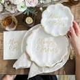 thumbnail image 5 of Kate Aspen Always & Forever 72-Piece Tableware Set White Gold 24 Guests, 5 of 8