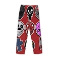 thumbnail image 3 of Lsque The Binding of Isaac Print Men's Pajama Pants, Lounge Pant - Comfortable Home Wear,Elastic Waistband, Stylish Design-Large, 3 of 9