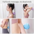 thumbnail image 5 of Pelota de masaje para aliviar el dolor muscular, automasajeador de espalda con ventosa y masajeador de puntos gatillo., 5 of 5