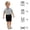 Black 4pcs Shorts, variant on LYMAYTER Boys Gentleman Outfits Baby Formal Sets,Infant Shirt Shorts Bow Tie Suspenders 1Y-11Y