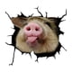 thumbnail image 3 of Creative 3D Funny Pig Etiqueta de la ventana del coche Gráficos de animales Pegatinas de vidrio a prueba de agua Durable Pasta de la ventana del coche A Gloria Adhesivo para ventana de coche, 3 of 9