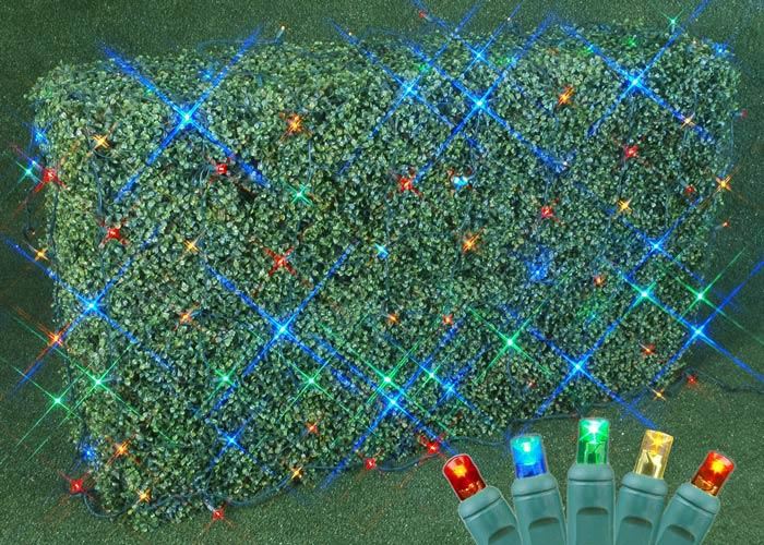 Novelty Lights 100 Multicolor LED Net Lights (4 FT X 6 FT), 5MM Lights