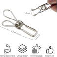 thumbnail image 5 of 50 Pack Clothes Peg. Stainless Steelclip Pin Set For Clothes Sock Hanger. Daily, 5 of 5