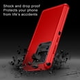 thumbnail image 5 of Designed for Samsung Galaxy S20 Ultra Heavy Duty Case, Triple Layer Protection Shockproof Dropproof Dustproof Anti-Scratch Phone Case Cover for Samsung Galaxy S20 Ultra,Red, 5 of 7