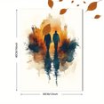 thumbnail image 3 of Qisvanset 12x16 Inch Jesus Walk On Water Canvas Wall Art, Boho Watercolor Bible Sketch Home Decor, 3 of 8