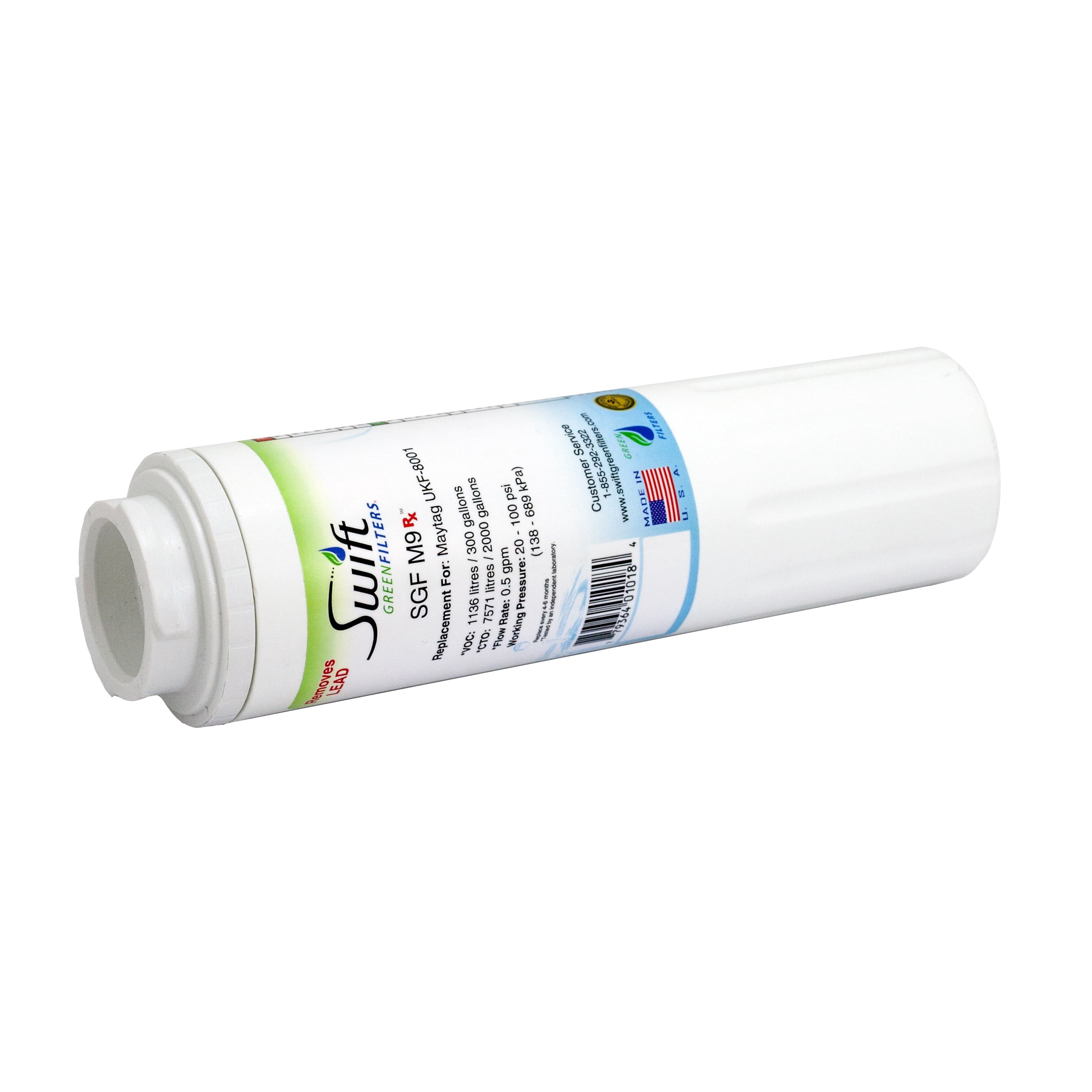 Swift Green Filters SGF-M9 Rx Replacement Water Filter for Kenmore UKF8001,EDR4RXD1,FILTER 4,EFF-6007A- 3 Pack