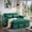 Green, variant on Convertible Sofa Bed, Pull Out Couch with Side Pockets, 3 in 1 Velvet Fabric Loveseat Sleeper Sofa Bed, Pull Out Couch with Adjustable Backrest for Living Room, Bedroom, Apartment, Pink