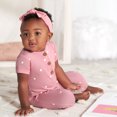 thumbnail image 2 of Gerber Baby Girl Short Sleeve Rompers, 2 Pack, Size Newborn - 24 Months, 2 of 8