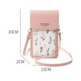 thumbnail image 2 of Ladies Fashion Touch Screen Phone Bag One Shoulder PVC Shoulder Bag Women's Handbag Crossbody Bags Cell Phone Purse BLUE, 2 of 8