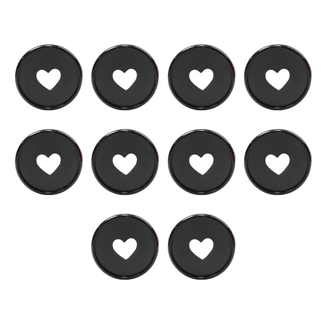 10 Pcs Disques de Classeur pour Carnets, Planificateurs de Reliures, Boucles de Classeur à Feuilles Mobiles