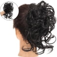 thumbnail image 3 of Chignon en Cheveux Synthétiques Naturel Volumineux Chouchou Chignon Désordonné pour Femmes Filles, 3 of 5