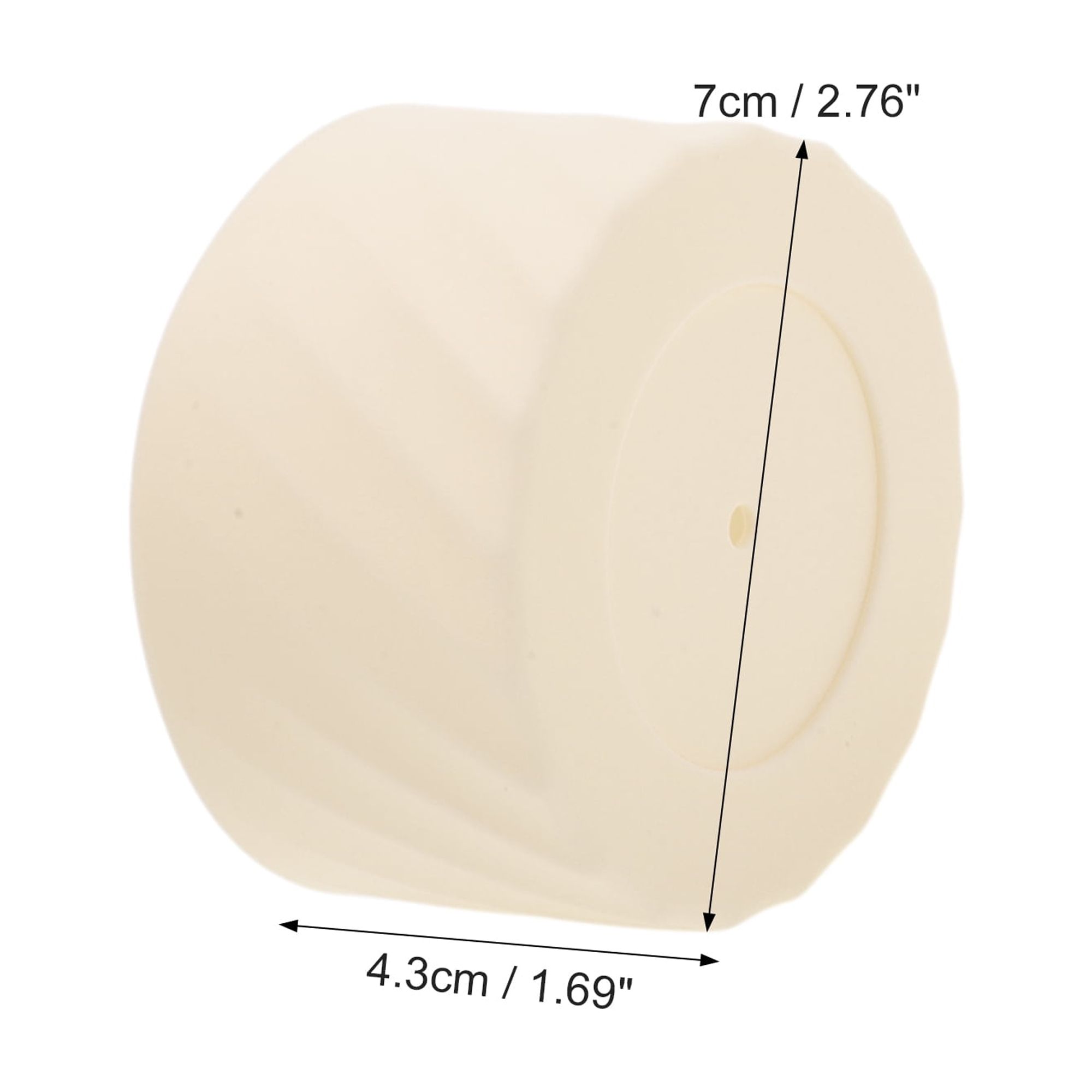 Unique Bargains 1Pc Protective Spiral Pattern Water Bottle Cover Beige