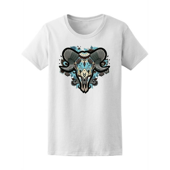 Colorful Ram Collage T-Shirt Women -Image by Shutterstock, Female Large