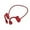 Red, variant on Open-Ear Bluetooth 5.0 Headphones, Bone Conduction Wireless Earbuds, IPX5 Sweatproof, 8H Playtime, Lightweight, 360° Bendable, for Running, Cycling, Gym, Safe Outdoor Use, HD Mic, No Ear Pain