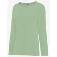 thumbnail image 2 of Womens Long Sleeve Round Neck Shirts Casual Basic Tops Tee Shirts Fall Winter Tops, 2 of 5