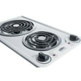 thumbnail image 2 of 220V 2-burner coil cooktop in white, made in the USA, 2 of 4