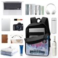 thumbnail image 3 of Dragones: Los Nueve Reinos-theme Backpack, Campus style schoolbag Bookbag with Adjustable Shoulder Straps And Large Zip Compartment, Unisex Travel Bags., 3 of 6