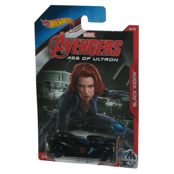 Marvel The Avengers Age of Ultron Black Widow 16 Angels (2014) Hot Wheels Toy Car #8/8
