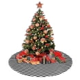 thumbnail image 2 of Christmas Tree Skirt Chess Checkerboard Xmas Tree Skirt Mat for Christmas Decorations Party Holiday 48", 2 of 6
