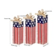 thumbnail image 3 of Darzheoy 3 Pcs Patriotic Wooden Block Decor Set, Star Stripes Table Centerpiece for Independence Day, Memorial Day, Veterans Day Home Decoration, 3 of 6