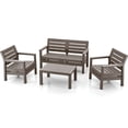thumbnail image 3 of Sala Jardín Plástica Mesa Sillones Sofá Confortable Resistente Ideal ó Exterior Rimax, 3 of 9