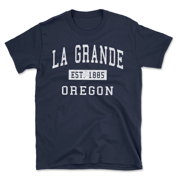 La Grande Oregon Classic Established Men's Cotton T-Shirt