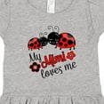 thumbnail image 4 of Inktastic My Mimi Loves Me with Cute Ladybugs Girls Toddler Dress, 4 of 5