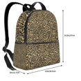 thumbnail image 4 of Zufioo Leopard Print Print Fashion Large Capacity Backpack, Zippered Multi-compartment Travel Work Campus Lightweight Backpack, Unisex, 4 of 5