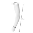 thumbnail image 6 of Dujiujun 1 Pair Men Ice Silk Sleeves Thin Anti-UV Sun Protection Solid Color Quick-drying High Elasticity Anti-slip Cycling Outdoor Fishing Cooling Arm Sleeves, 6 of 8