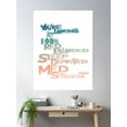 thumbnail image 2 of Sleep Deprived Med Student (A Life Of A Med Student Text Design) Poster Wall Art, Modern Wall Decor, 12x18 UNFRAMED, 2 of 3