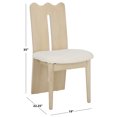 thumbnail image 4 of Safavieh Kieran Modern Wood Dining Side Chairs, Cream / Ivory, 4 of 8